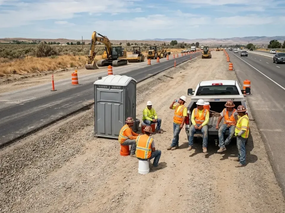highway-road-construction-crew-007 — frequently asked questions, Porta Potty and Restroom Rentals in River Falls, WI